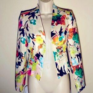 Floral blazer NWOT